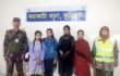 কুড়িগ্রাম সীমান্তে চার বাংলাদেশি যুবতীকে বিএসএফের মাধ্যমে বিজিবির কাছে হস্তান্তর