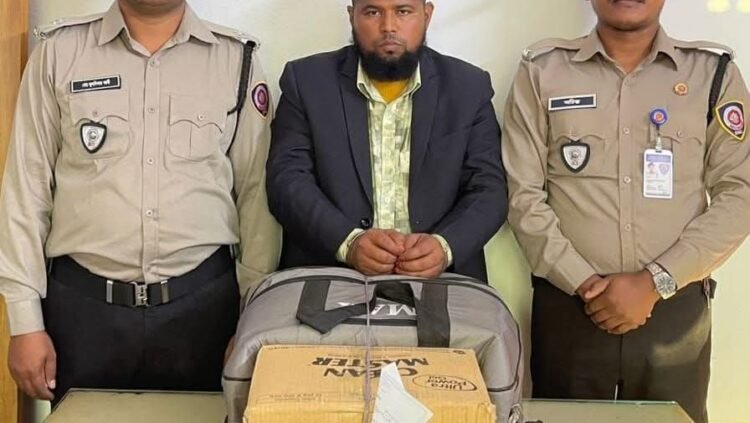 সৈয়দপুরে সাড়ে ২৬ কেজি গাঁজাসহ মাদক ব্যবসায়ী আটক