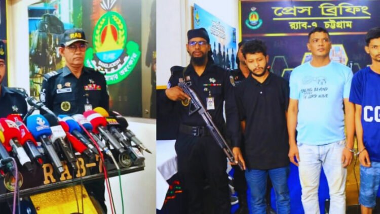 পাওনা টাকা নিয়ে বিরোধে হত্যাকাণ্ড—র‌্যাব-৭ এর অভিযানে সানি ও তার দুই সহযোগী আটক