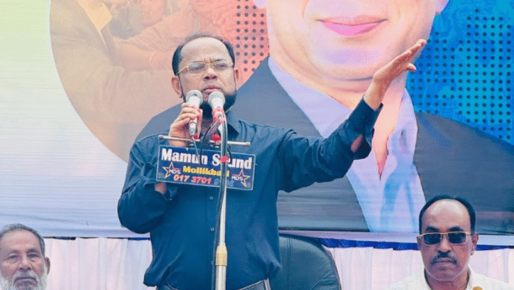 ভালুকায় ১৭,৫০০ জনের মাঝে বিএনপি নেতার বস্ত্র বিতরণ; তারেক রহমানের ৩১ দফা প্রচার