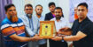 রাজাপুর থানার ওসি ইসমাইল হোসেন-কে বিদায়ী সংবর্ধনা