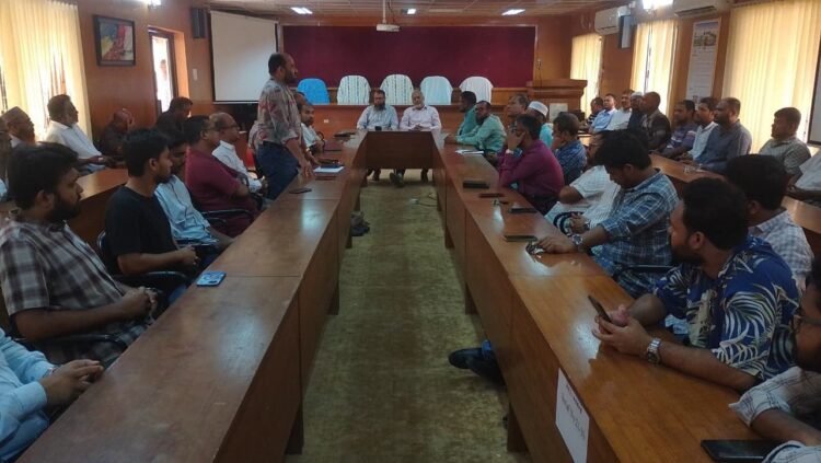 বিপ্লব ও সংহতি দিবস পালনে পটুয়াখালী ভার্সিটিতে, প্রস্তুতিমূলক সভা