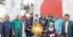 পীরগন্জ কেন্দ্রীয় শহীদ মিনারে সাংবাদিকদের সাথে নিয়ে পুষ্পস্তবক অর্পণ করেন ২০২৪ গণঅভ্যুত্থানের প্রথম “জুলাই শহীদ ” আবু সাঈদের পিতা