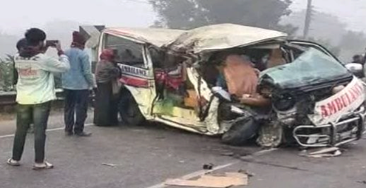ভাঙ্গায় ট্রাক-অ্যাম্বুলেন্স সংঘর্ষে ভাই-বোনসহ একই পরিবারের তিনজন নিহত