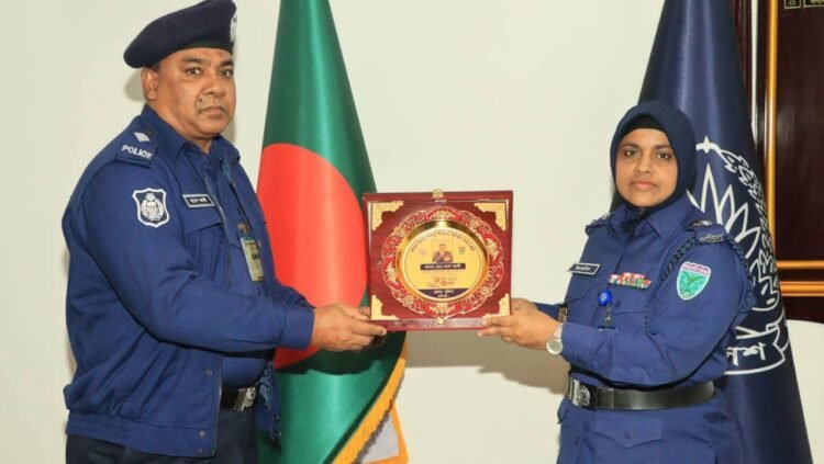 হবিগঞ্জ জেলার পুলিশ পরিদর্শকদের বিদায় সংবর্ধনা