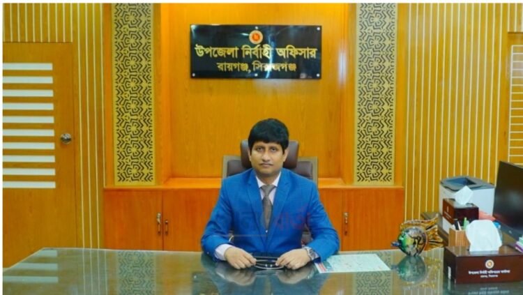 রায়গঞ্জে উন্নয়নের ছোঁয়া: বিদায়ী ইউএনও হুমায়ুন কবিরের পদায়ন