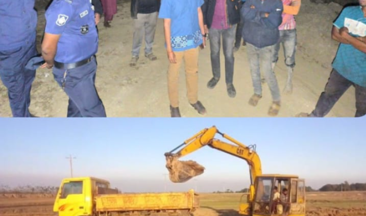 ধর্মপাশায় ইটের ভাটার মালিকে ৫০ হাজার টাকা জরিমানা