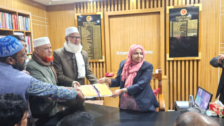 ঝিনাইদহ-৪ আসনে জামায়াত প্রার্থীর মনোনয়নপত্র দাখিল