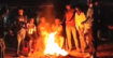 নাসির নগরে  হাড়কাঁপানো শীত,খরখুটো জ্বালিয়ে শীত নিবারণের চেষ্টা