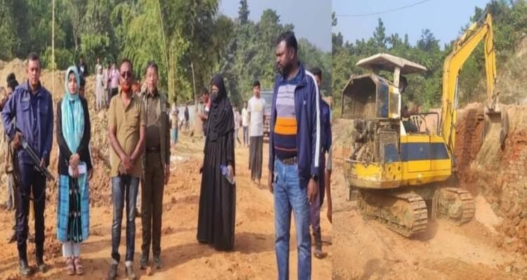 নাইক্ষ্যংছড়িতে অবৈধ ইটভাটায় প্রশাসনের অভিযান