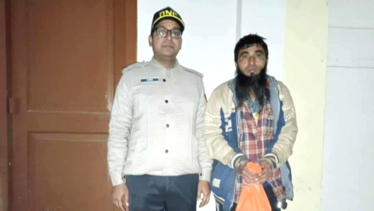 ধুনটে মাদকদ্রব্য নিয়ন্ত্রণ অধিদপ্তরের অভিযানে ৫০০ গ্রাম গাঁজাসহ একজন আটক