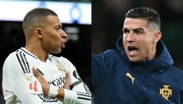 রোনালদোর রেকর্ড স্পর্শ করলেন এমবাপে