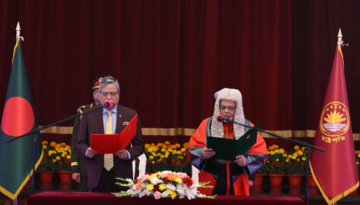 প্রধান বিচারপতি হিসেবে শপথ নিলেন জুবায়ের রহমান চৌধুরী