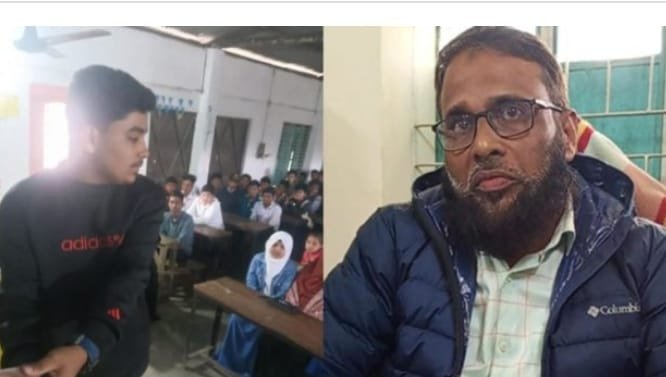 রাষ্ট্রীয় শোক উপেক্ষা করে পুরস্কার বিতরণ মতলব দক্ষিণে প্রধান শিক্ষককে শোকজ, পদত্যাগের দাবিতে বিক্ষোভ