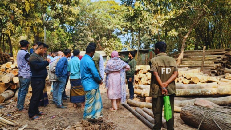 নাইক্ষ্যংছড়িতে অবৈধ করাতকলের ৭মালিকে ভ্রাম্যমাণ আদালত জরিমানা!