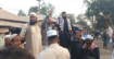 রায়গঞ্জে ১১ দলীয় জোটের প্রার্থী মুফতি আব্দুর রউফ এর নির্বাচনী প্রচার ও মিছিল