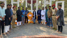 ভাষা শহীদদের স্মরণে ববিসাসের শ্রদ্ধা নিবেদন