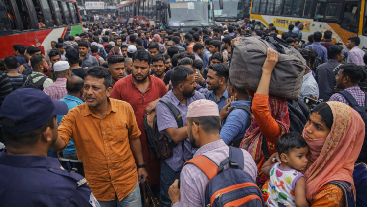 যোগাযোগ ব্যবস্থায় অনিয়ম বাড়ি ফিরতে যাত্রীদের হয়রানি।