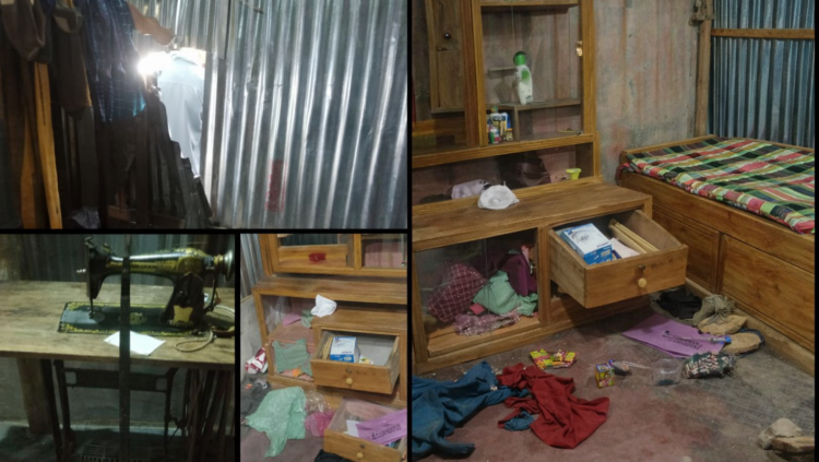 হবিগঞ্জের বাহুবল ব্যাবসায়ীর বাড়ীতে হামলা বসত ঘড়ে ভাংচুর,লুট