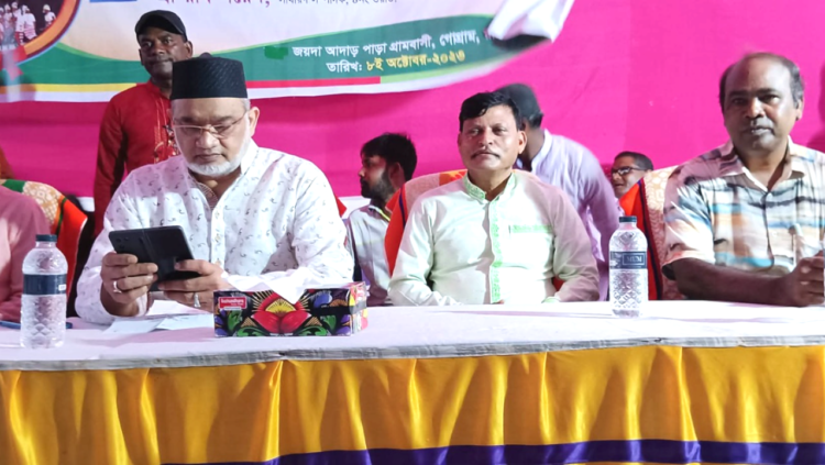 আ.লীগ নেতার ধানের শীষে প্রচার