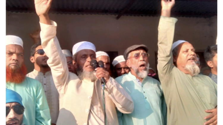 বেলাবো বাজারে বাংলাদেশ জামায়াতে ইসলামীর প্রার্থীর শোডাউন