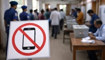ভোটকেন্দ্রের চার গজের মধ্যে মোবাইল ফোন নিষিদ্ধ: নির্বাচন কমিশনের সিদ্ধান্ত কতটা যৌক্তিক?