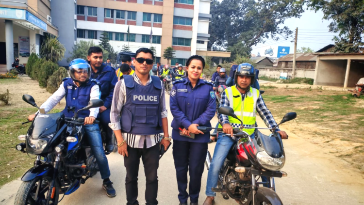 গোবিন্দগঞ্জ থানা পুলিশের আইনশৃঙ্খলা রক্ষায় প্রস্তুতি