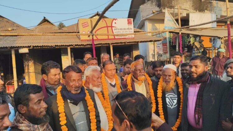 মধপুরের মহিষমারা  ইউনিয়ন বিএনপির উধ্যোগে আনন্দ মটরসাইকেল ৱ্যালী অনুষ্ঠিত হয়