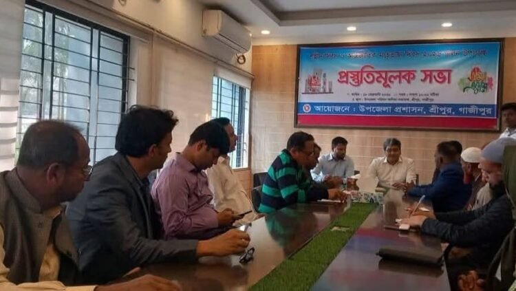 ভাষা শহীদদের প্রতি শ্রদ্ধা জানাতে শ্রীপুরে ব্যাপক প্রস্তুতি