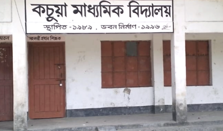 যশোর সদর উপজেলার কচুয়া মাধ্যমিক বিদ্যালয়ের শিক্ষকরা সরকারি আইনের তোয়াক্কা না করে প্রাইভেট পড়িয়ে আসছেন