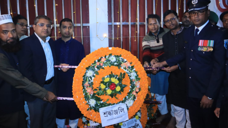 ডিমলায় আন্তর্জাতিক মাতৃভাষা দিবসে শহীদ মিনারে শ্রদ্ধার্ঘ্য অর্পণ
