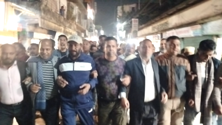 ঝালকাঠি-০২ আসনে ধানের শীষের পক্ষে পৌর বিএনপির উদ্যোগে বিশাল মিছিল ও পথসভা