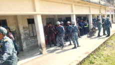 আমতলীতে সন্ত্রাসী কর্তৃক ভোট কেন্দ্র দখল ও উদ্ধারে যৌথবাহিনীর মহড়া অনুষ্ঠিত