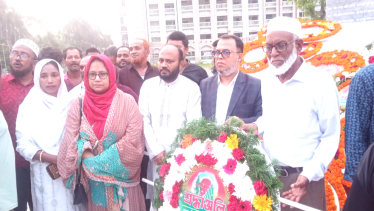 স্বাধীনতা দিবসে বীর শহীদের প্রতি ঝালকাঠি জেলা বিএনপির শ্রদ্ধা নিবেদন