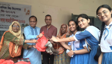 ​ঠাকুরগাঁও সরকারি বালিকা উচ্চ বিদ্যালয়ের এসএসসি ব্যাচ ২০২৭এর অসহায়দের মাঝে  ঈদ সামগ্রী বিতরণ