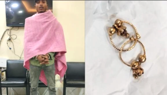 সাপাহার থানা পুলিশের অভিযানে স্কুলছাত্রীর কানের দুল ছিনতাইকারী গ্রেফতার