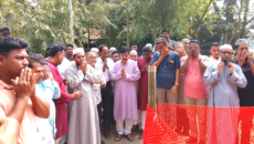 নব-নির্বাচিত সংসদ সদস্য জনাব,মোঃ শাহাদাত হোসেন সেলিম প্রয়াত মাইন উদ্দিন মাস্টারের  কবর জিয়ারাতে আগমন