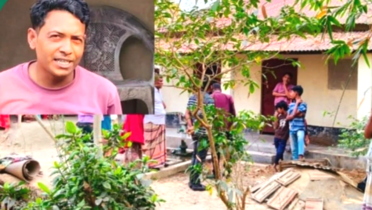 নওগার মান্দায় ছাত্রদল সভাপতি আব্দুর হান্নান দখল নিলো আশ্রয় প্রকল্পের ঘর