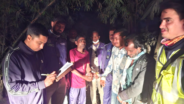 ধর্মপাশায় মাদকের বিস্তার রোধে মোবাইল কোর্ট, ৩ জনের কারাদণ্ড