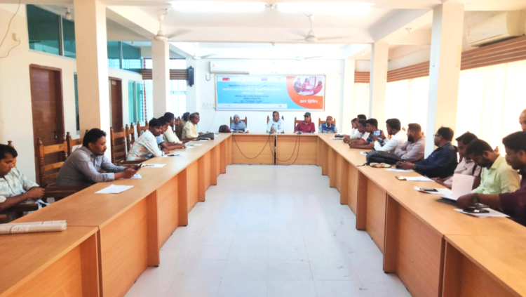 পিরোজপুরে আন্তর্জাতিক নারী দিবস উপলক্ষে প্রেস ব্রিফিং