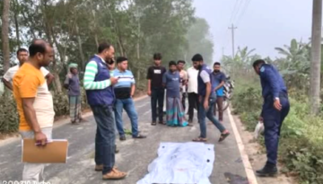 শ্রীপুরে অজ্ঞাত ষাটোর্ধ বৃদ্ধের মরদেহ উদ্ধার 