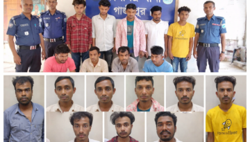 কালীগঞ্জে মাদকের বিরুদ্ধে ‘জিরো টলারেন্স’: পুলিশের অভিযানে ৮ জন গ্রেফতার, ইয়াবা চুলাই মদ  উদ্ধার