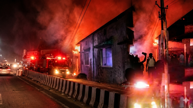 সৈয়দপুরে ৬ পরিবারের সব পুড়ে ছাই