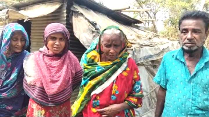 সুনামগঞ্জের মধ্যনগরে দৃষ্টিহীন রহিমা বেগমের কুঁড়েঘরে কষ্টের জীবন