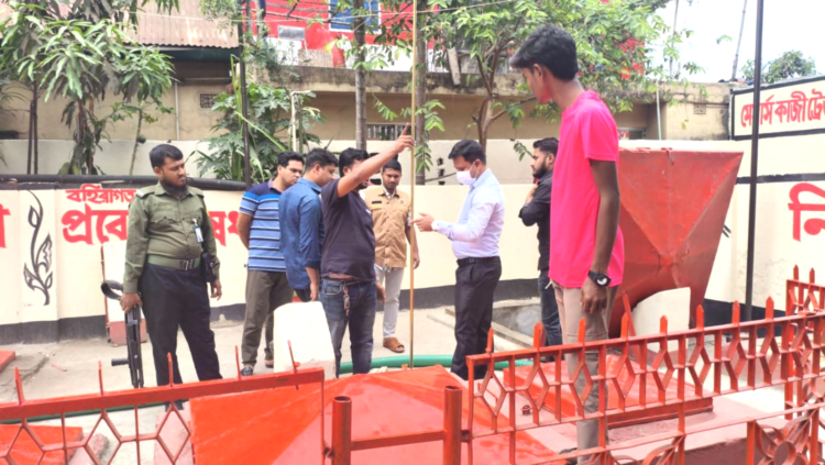 শ্রীপুরে বিভিন্ন তেল ও সিএনজি পাম্পে মোবাইল কোর্ট পরিচালিত  হয়