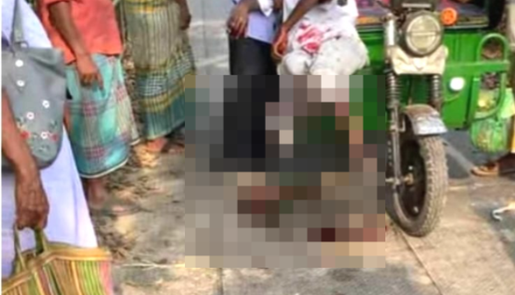 দুর্ঘটনায় পা হারালেন ৭৫ বছরের এক বৃদ্ধ