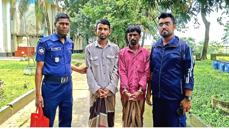 শাল্লায় ইয়াবা ও গাঁজাসহ দুই কারবারি গ্রেফতার: পুলিশের খাঁচায় বন্দি মাদক চক্র, পাঠানো হলো আদালতে