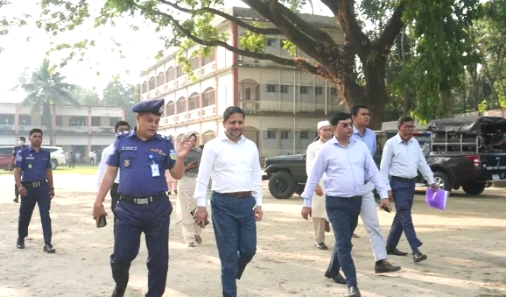 শেরপুর-৩ আসনে জাতীয় নির্বাচন ঘিরে যৌথ মহড়া অনুষ্ঠিত