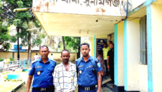 শাল্লায় এএসআই ফুলনের নেতৃত্বে সাড়াঁশি অভিযানে সাজাপ্রাপ্ত পলাতক আসামি জয় সুন্দর গ্রেপ্তার