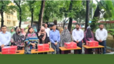 সৈয়দপুরে অসহায় নারীদের মাঝে ১২৬টি সেলাইমেশিন বিতরণ